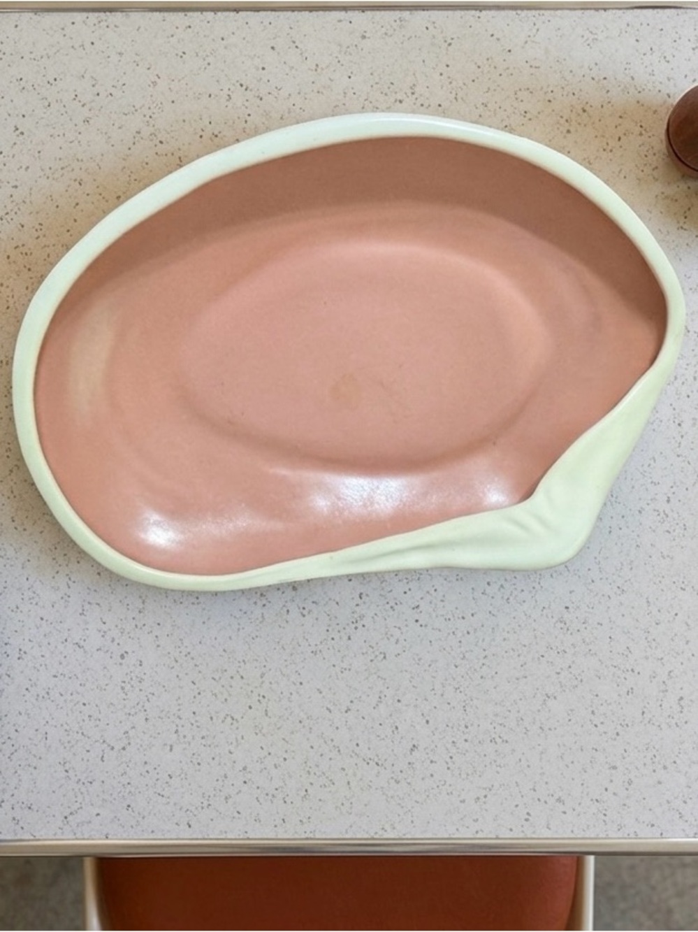 Vtg Metlox Poppytrail P-746 Pink Shell Bowl Dish Catchall Planter MCM USA EUC